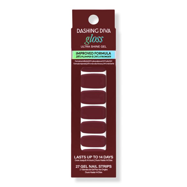 Dashing Diva GLOSS Color Gel Nail Polish Strips #1