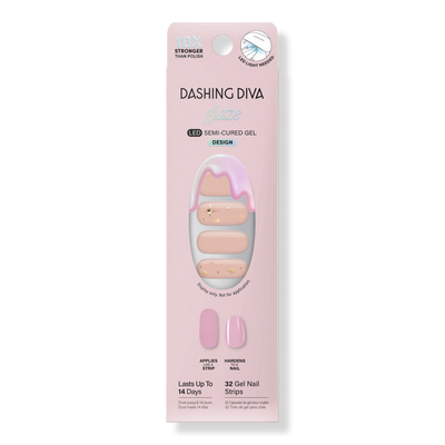 Dashing Diva GLAZE DESIGN, Semi-Cured Gel Nail Polish Stickers