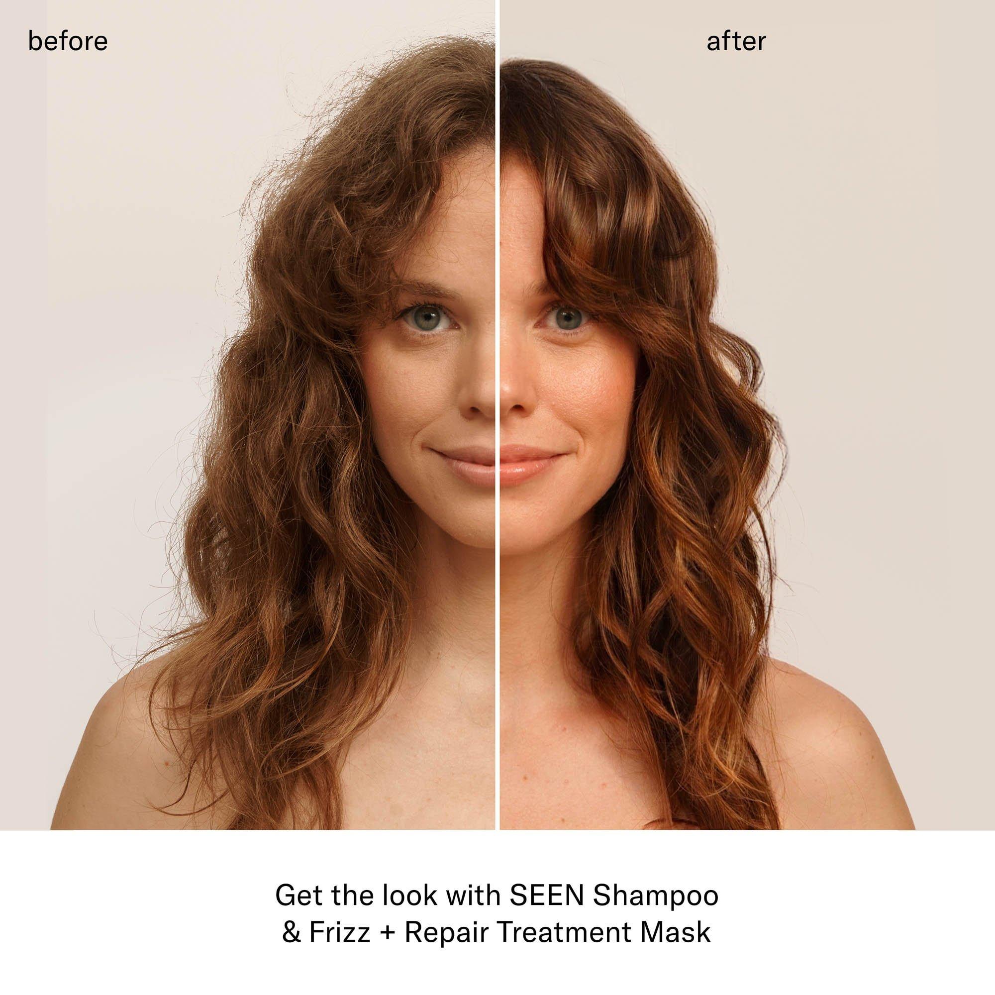 Восстанавливающая маска против пушения без отдушки SEEN Frizz + Repair — фото 3