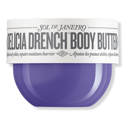 Sol de Janeiro Delicia Drench Deeply Moisturizing Body Butter for Dry Skin - 2.5 oz