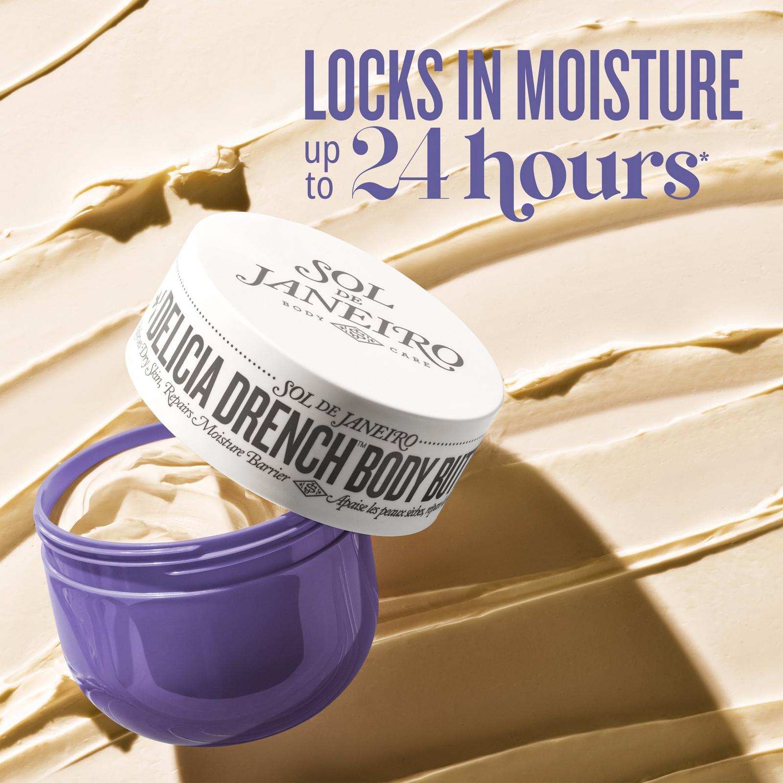 Delícia Drench Deeply Moisturizing Body Butter for Dry Skin - 2.5 oz
