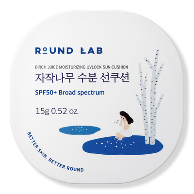 ROUND LAB Birch Juice Moisturizing Sun Cushion SPF 50