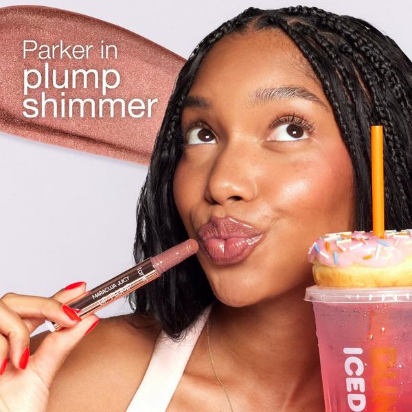 Tarte tarte x Dunkin' Vanilla Icing Maracuja Juicy Lip Plump Shimmer Glass #4