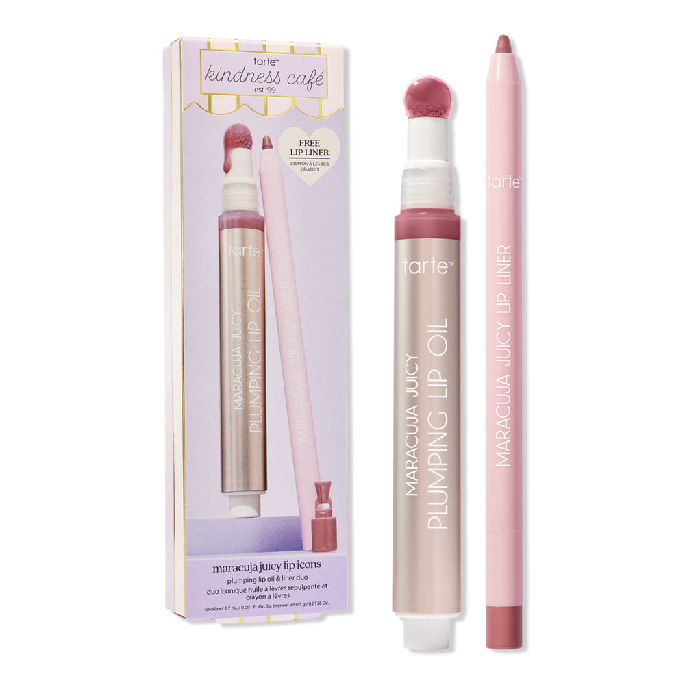 Tarte Maracuja Juicy Lip Icons Plumping Oil & Liner Duo - Mixed Berries