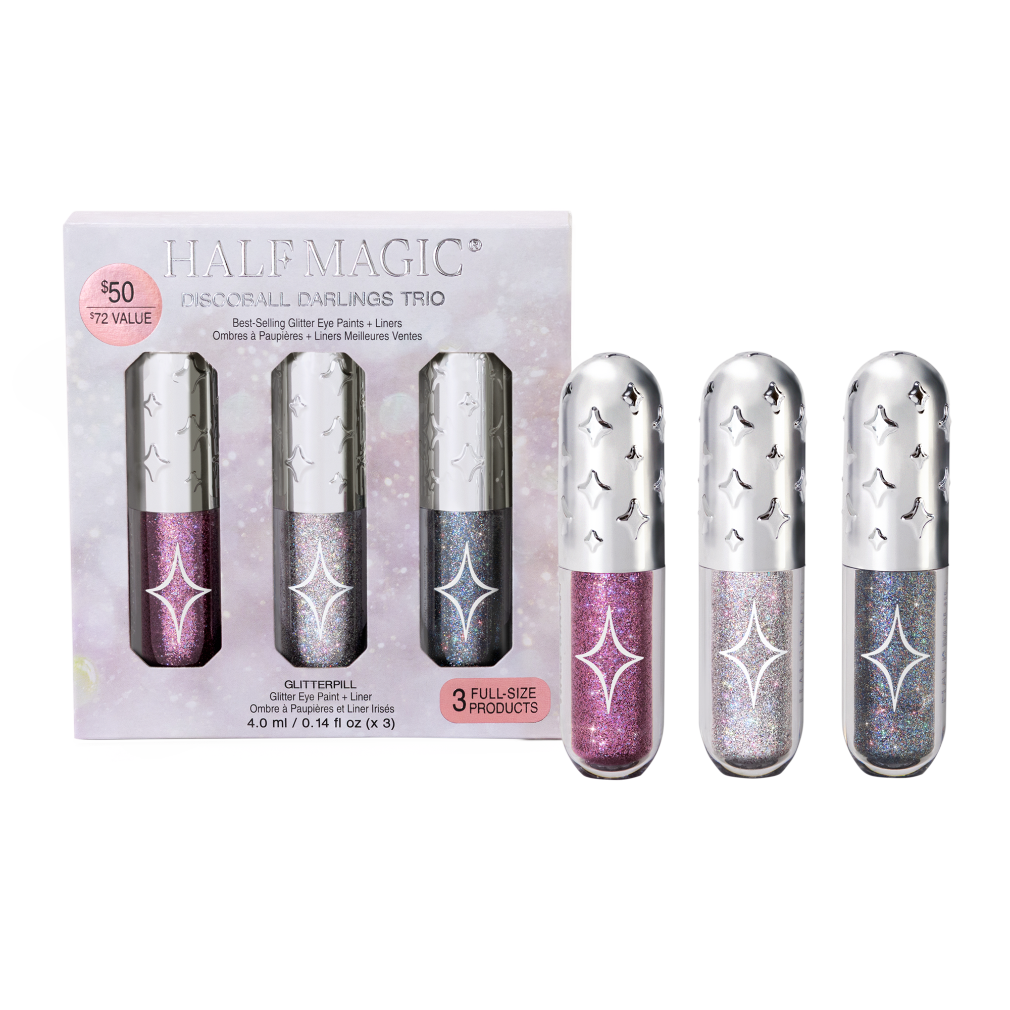 HALF MAGIC Discoball Darlings Trio Set #1