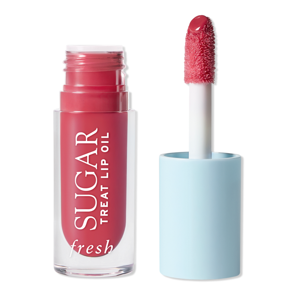 Fresh Sugar Treat Hydrating High Shine Lip Oil Rose - Soft Rosy Pink 0.15 Oz/4 G In Pink