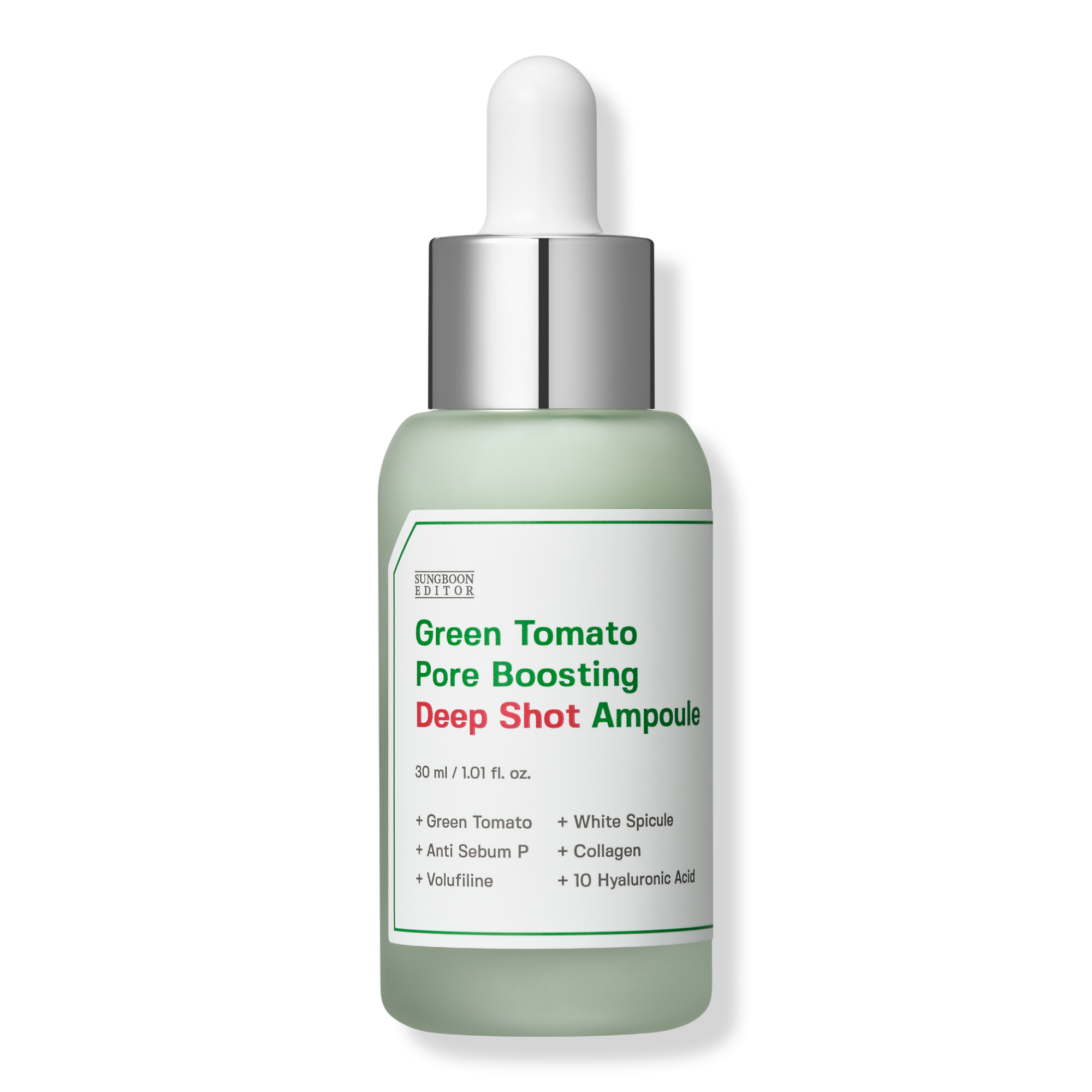 SUNGBOON EDITOR Green Tomato Pore Boosting Deep Shot Ampoule #1