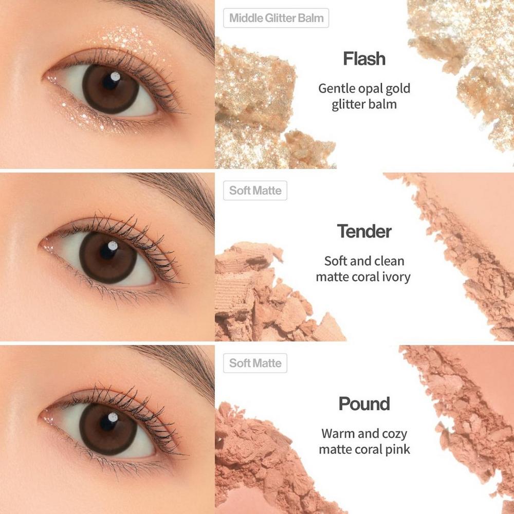 Glitterpedia Eye Palette - N°3 All of Coralpink