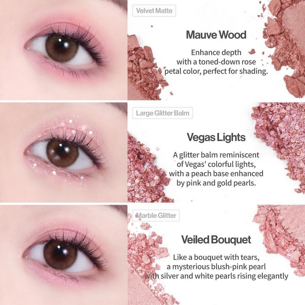 Glitterpedia Eye Palette - N°5 All of Dusty Rose