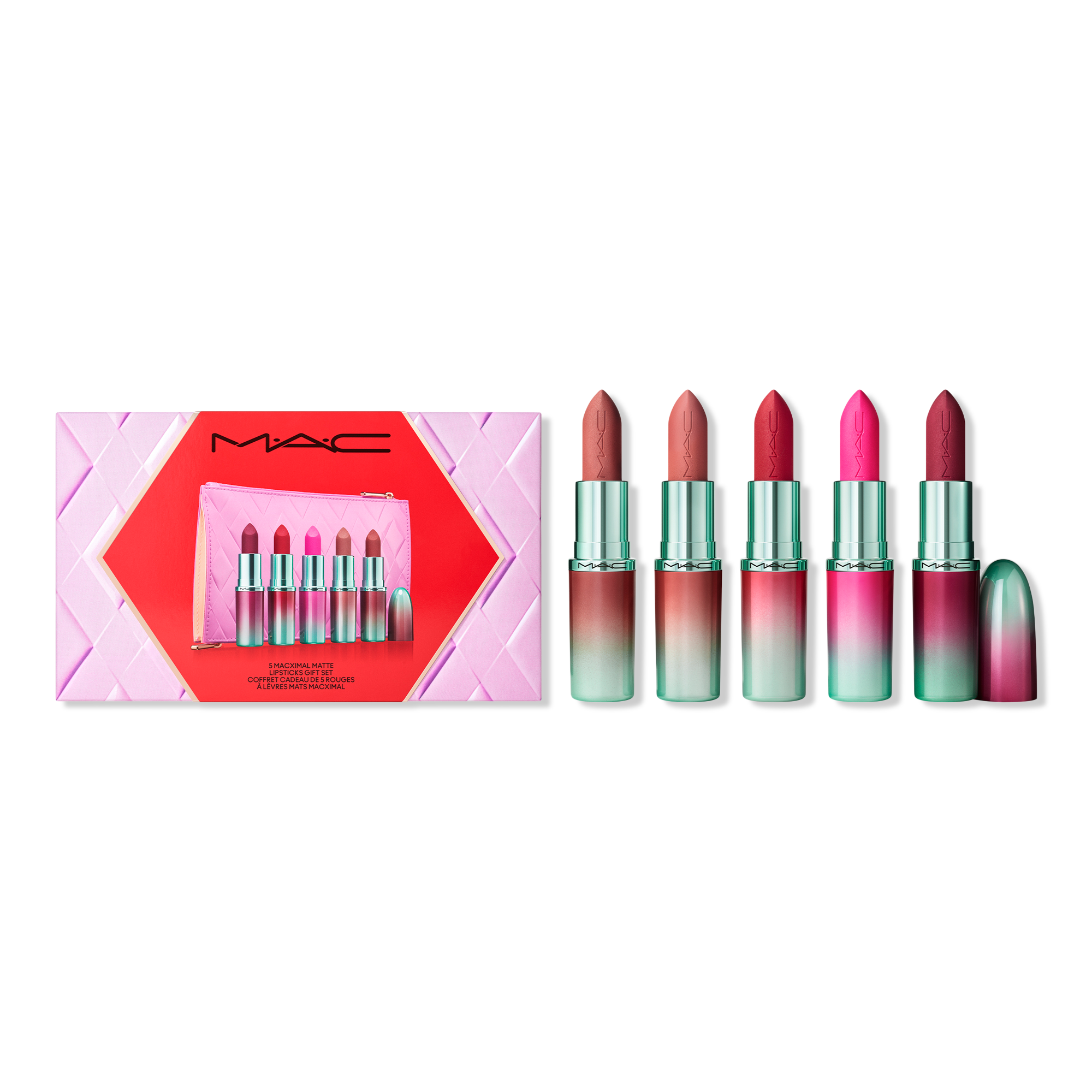 MAC Less is Bore Full-Size Matte Lipstick Gift Set #1