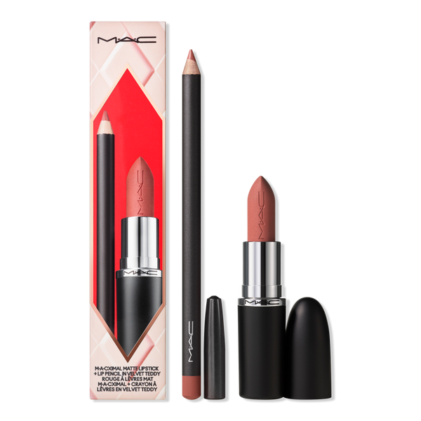 MAC Topsy-Teddy Matte Lipstick + Lip Liner Gift Set #1