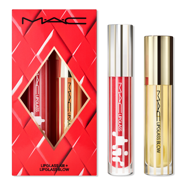 MAC Blowing Air Kisses Lip Gloss + Lip Oil Gift Set #1