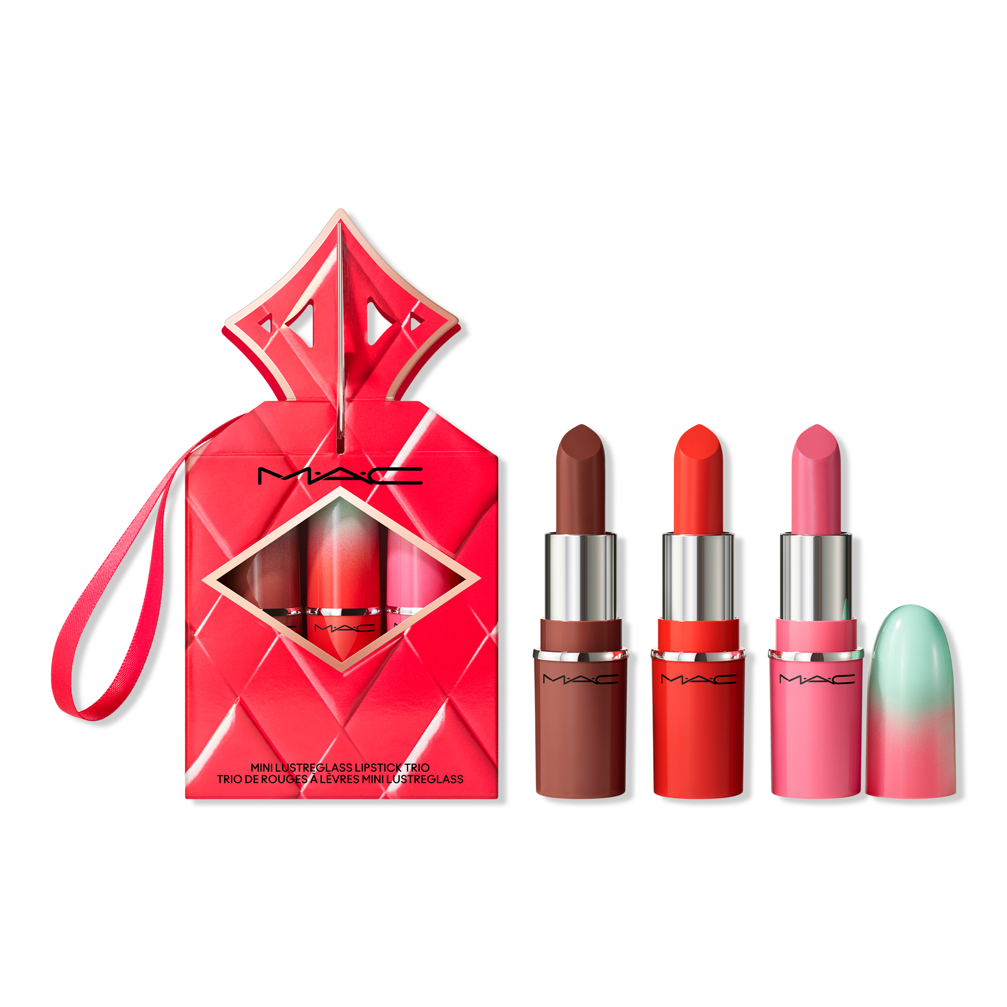 MAC Wildest Gleams Mini Lustreglass Lipstick Gift Set - Brights #1