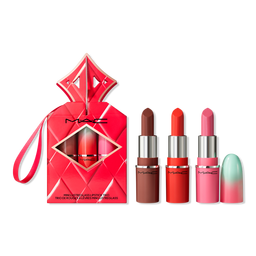 MAC Wildest Gleams Mini Lustreglass Lipstick Gift Set - Brights