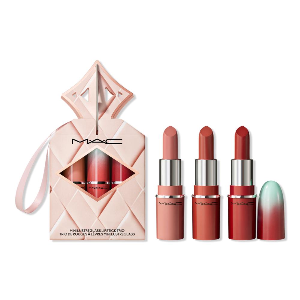MAC Wildest Gleams Mini Lustreglass Lip Trio Classics