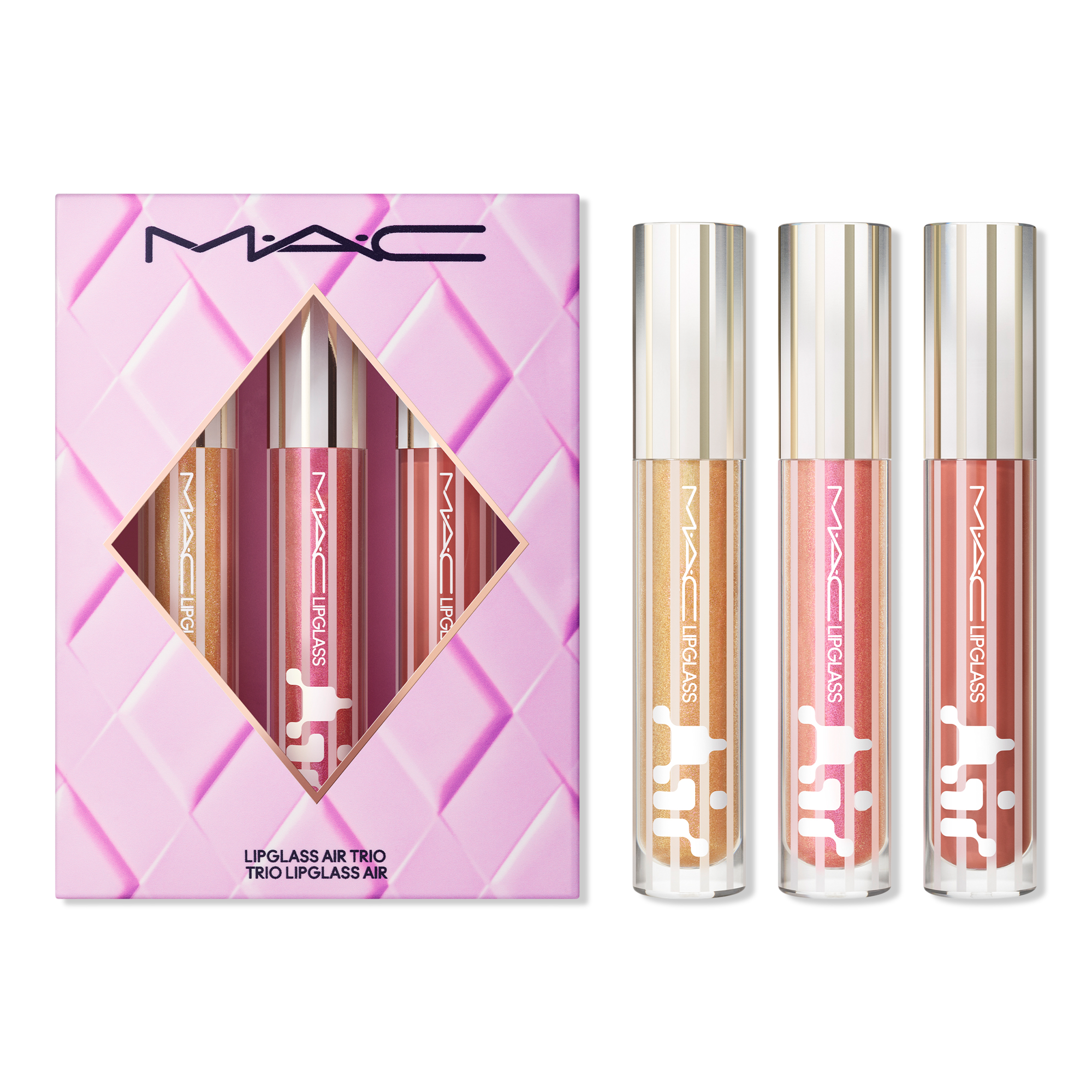 MAC Glossed Out Lipglass Lip Gloss Gift Set #1