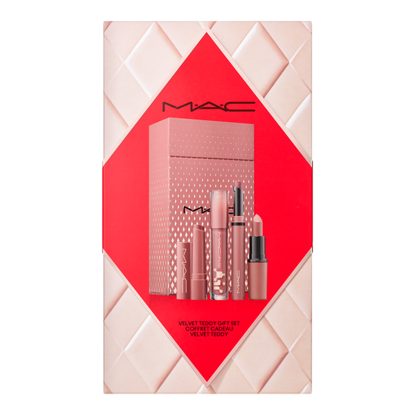 MAC Totally Teddy Lipstick + Lip Gloss Gift Set #3