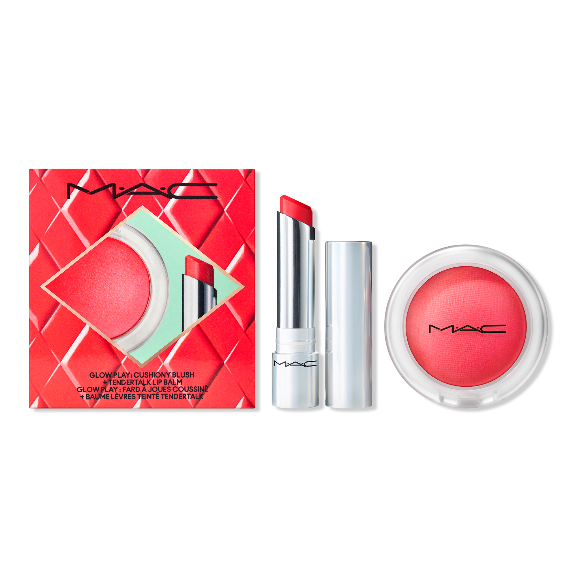 MAC No Work All Glow Play Blush + Lip Balm Set - Pink #1