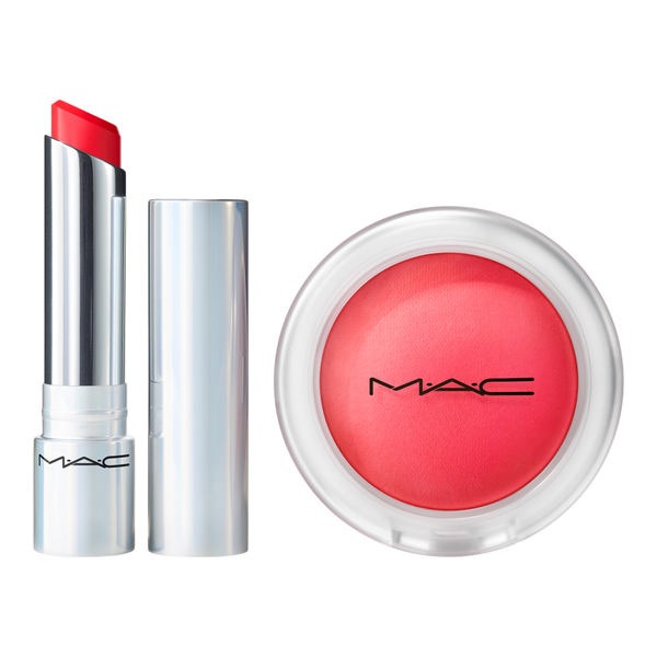 MAC No Work All Glow Play Blush + Lip Balm Set - Pink #2