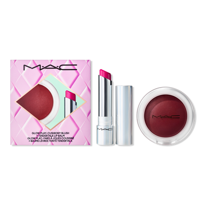 MAC No Work All Glow Play Blush + Lip Balm Set - Purple