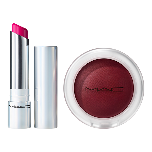 MAC No Work All Glow Play Blush + Lip Balm Set - Purple #2