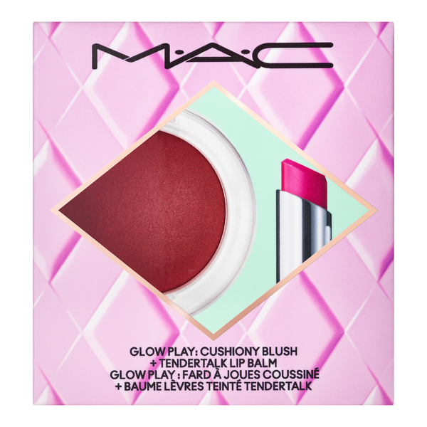 MAC No Work All Glow Play Blush + Lip Balm Set - Purple #3