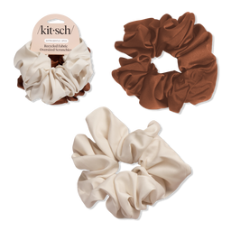 Kitsch Recycled Fabric Brunch Scrunchies