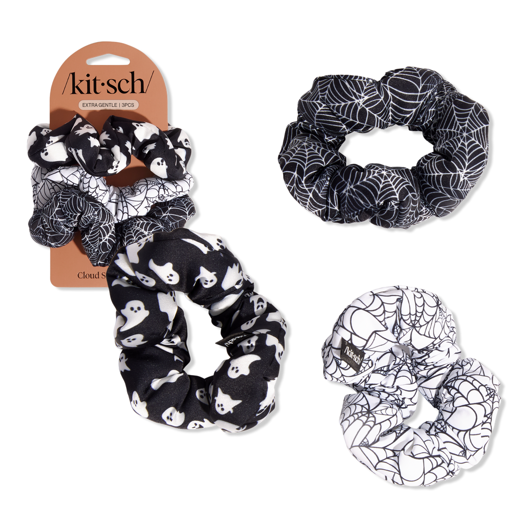 Kitsch Cloud Scrunchies 3 Piece Set - Spiderweb #1