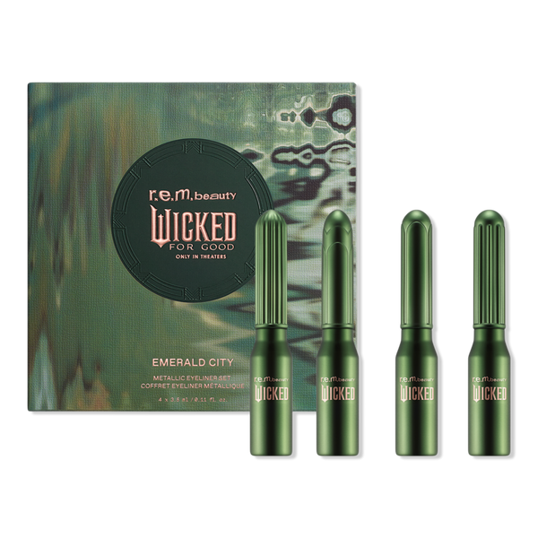 r.e.m. beauty Wicked Emerald City Metallic Eyeliner Set #1
