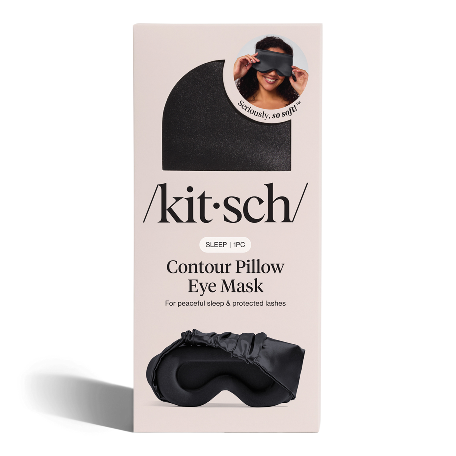 Contour Pillow Eye Mask - Charcoal