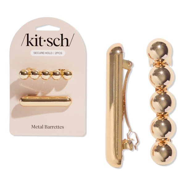 Kitsch Metal Cloud & Bubble Barrettes 2 Piece Set #1