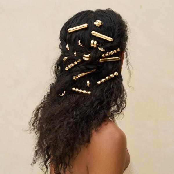 Kitsch Metal Cloud & Bubble Barrettes 2 Piece Set #5