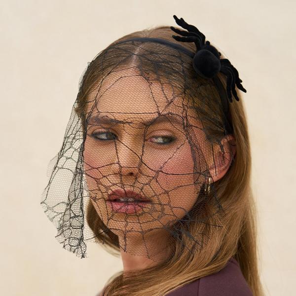 Kitsch Veil Headband - Spiderweb #3