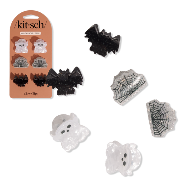 Kitsch Mini Claw Clips 6 Piece Set - Halloween #1