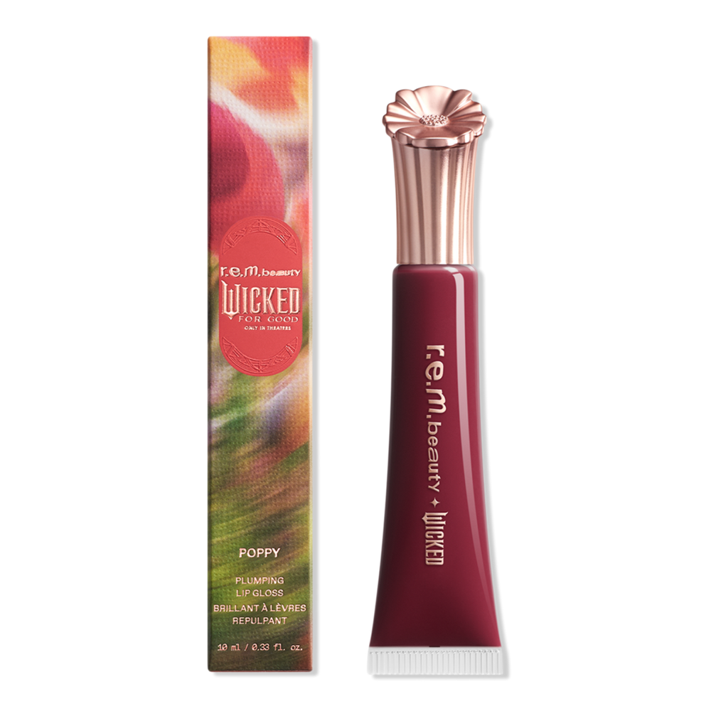 R.e.m. Beauty Wicked Poppy Plumping Lip Gloss - Plum Petals