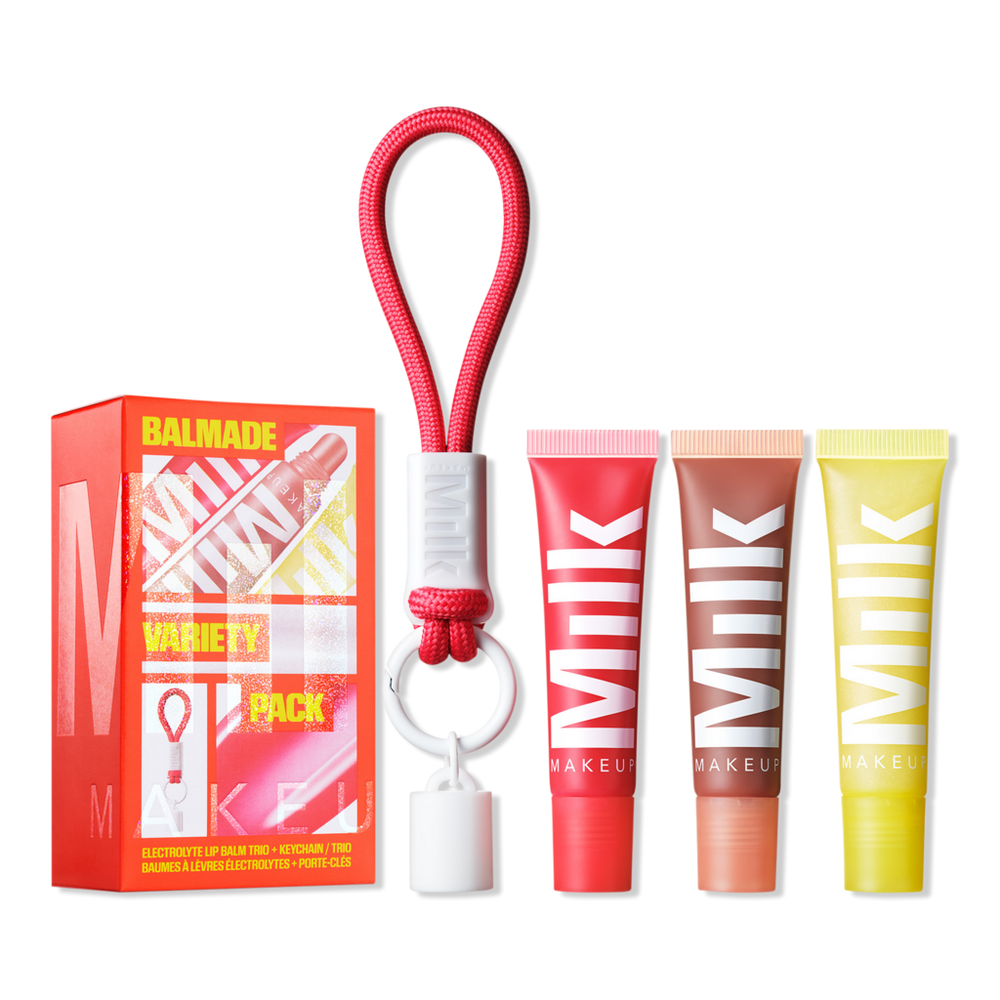 MILK MAKEUP Balmade Variety Pack Full-Size Hydrating Lip Balm Trio