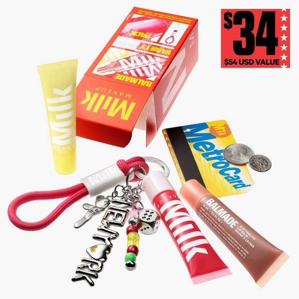 MILK MAKEUP Balmade Variety Pack Full-Size Hydrating Lip Balm Trio #2