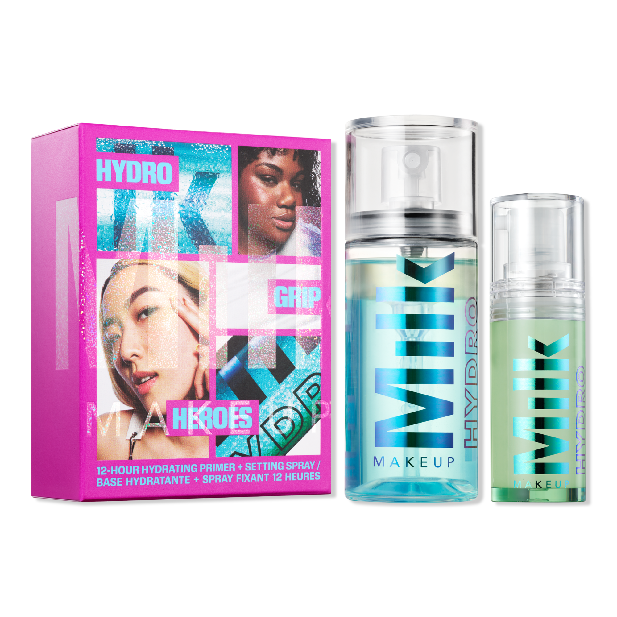 MILK MAKEUP Hydro Grip Heroes Mini Makeup Primer & Setting Spray Duo #1