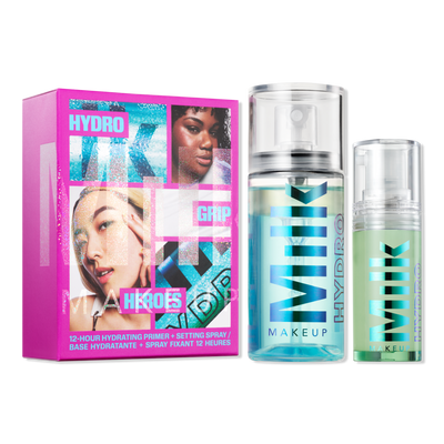 MILK MAKEUP Hydro Grip Heroes Mini Makeup Primer & Setting Spray Duo