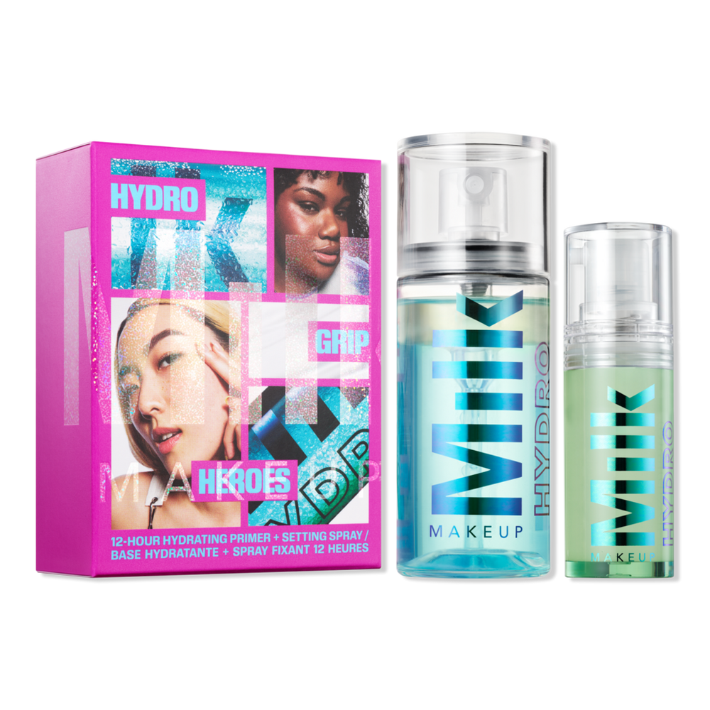 Milk Makeup Hydro Grip Heroes Mini Makeup Primer & Setting Spray Duo