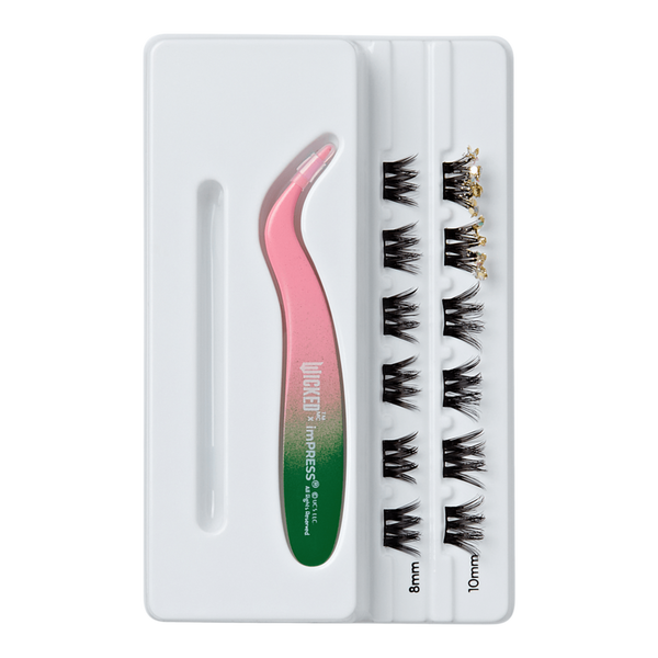 Kiss imPRESS X WICKED For Good Self Adhesive Eyelash Clusters #2