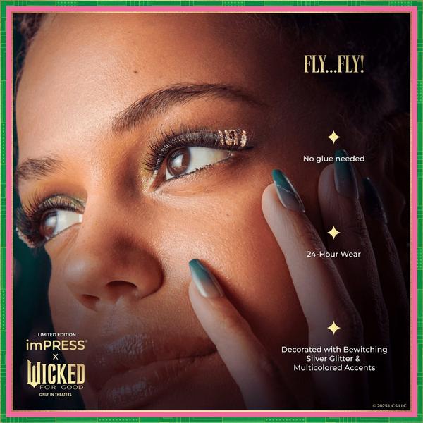 Kiss imPRESS X WICKED For Good Self Adhesive Eyelash Clusters #7