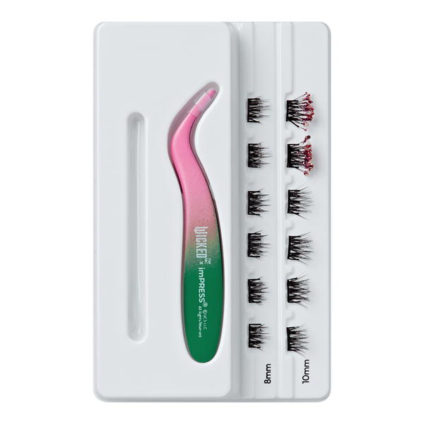 Kiss imPRESS X WICKED For Good Self Adhesive Eyelash Clusters #2