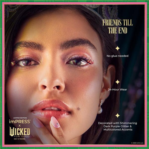 Kiss imPRESS X WICKED For Good Self Adhesive Eyelash Clusters #7