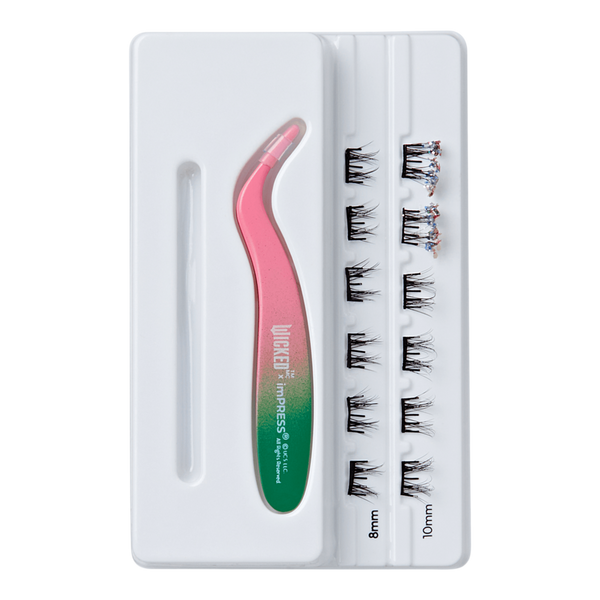 Kiss imPRESS X WICKED For Good Self Adhesive Eyelash Clusters #2