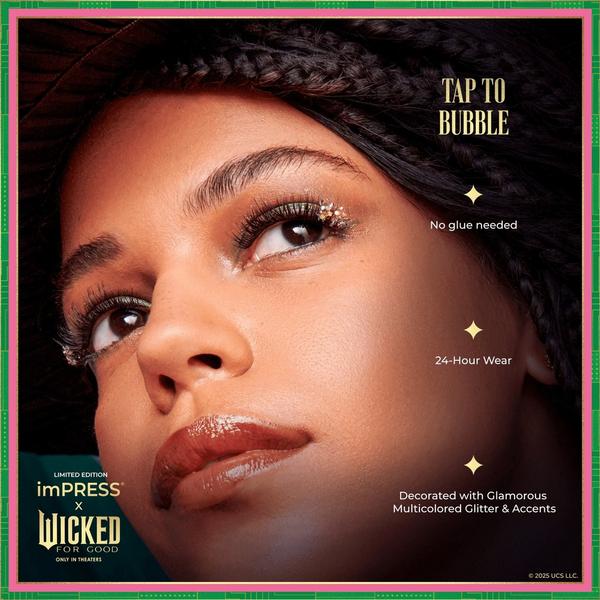 Kiss imPRESS X WICKED For Good Self Adhesive Eyelash Clusters #7