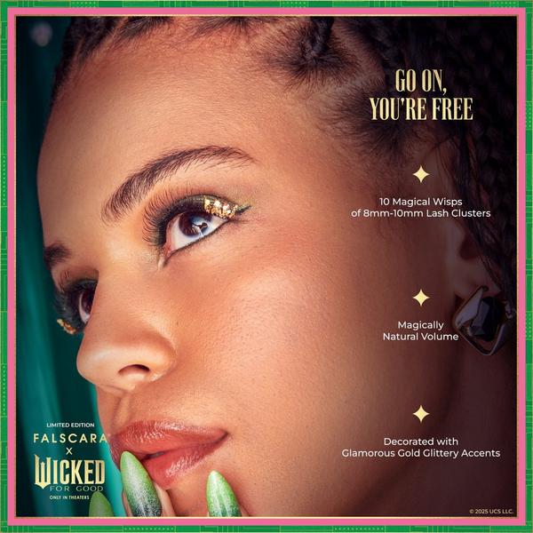 Kiss FALSCARA X WICKED For Good False Eyelashes, Lash Extension Kit #7