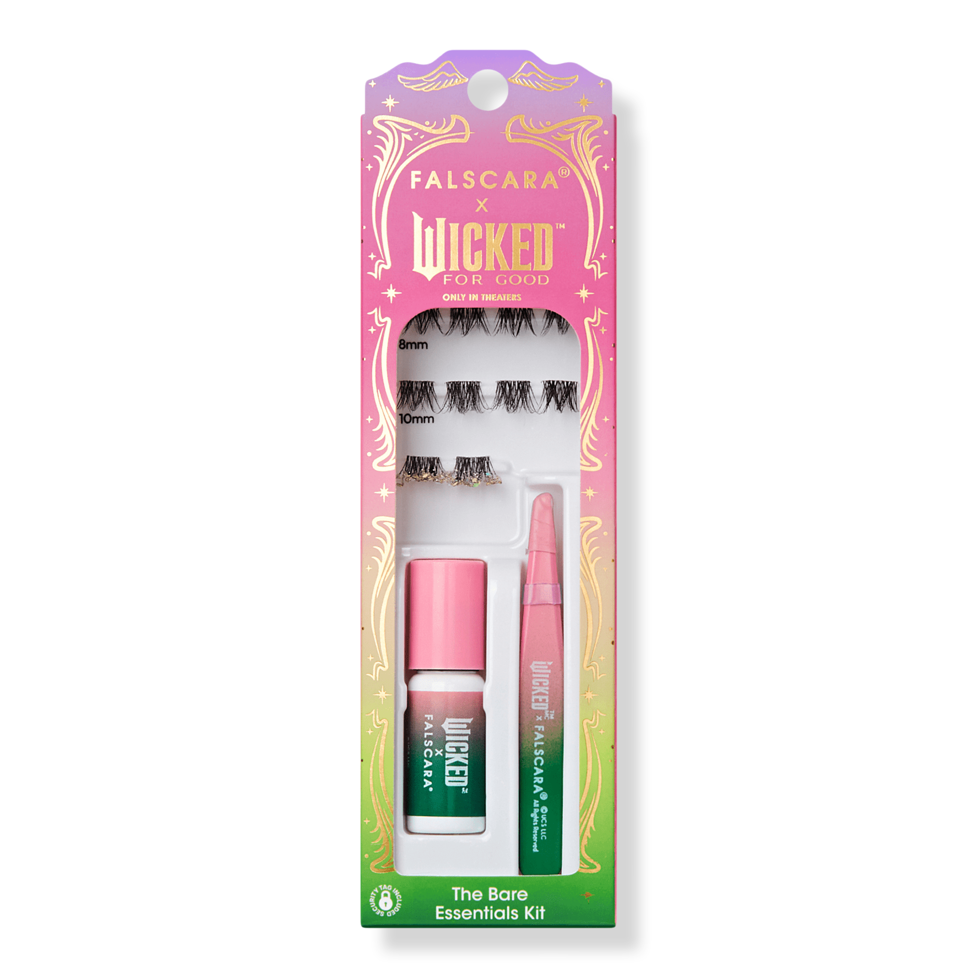 Kiss FALSCARA X WICKED For Good False Eyelashes, Lash Extension Kit #1