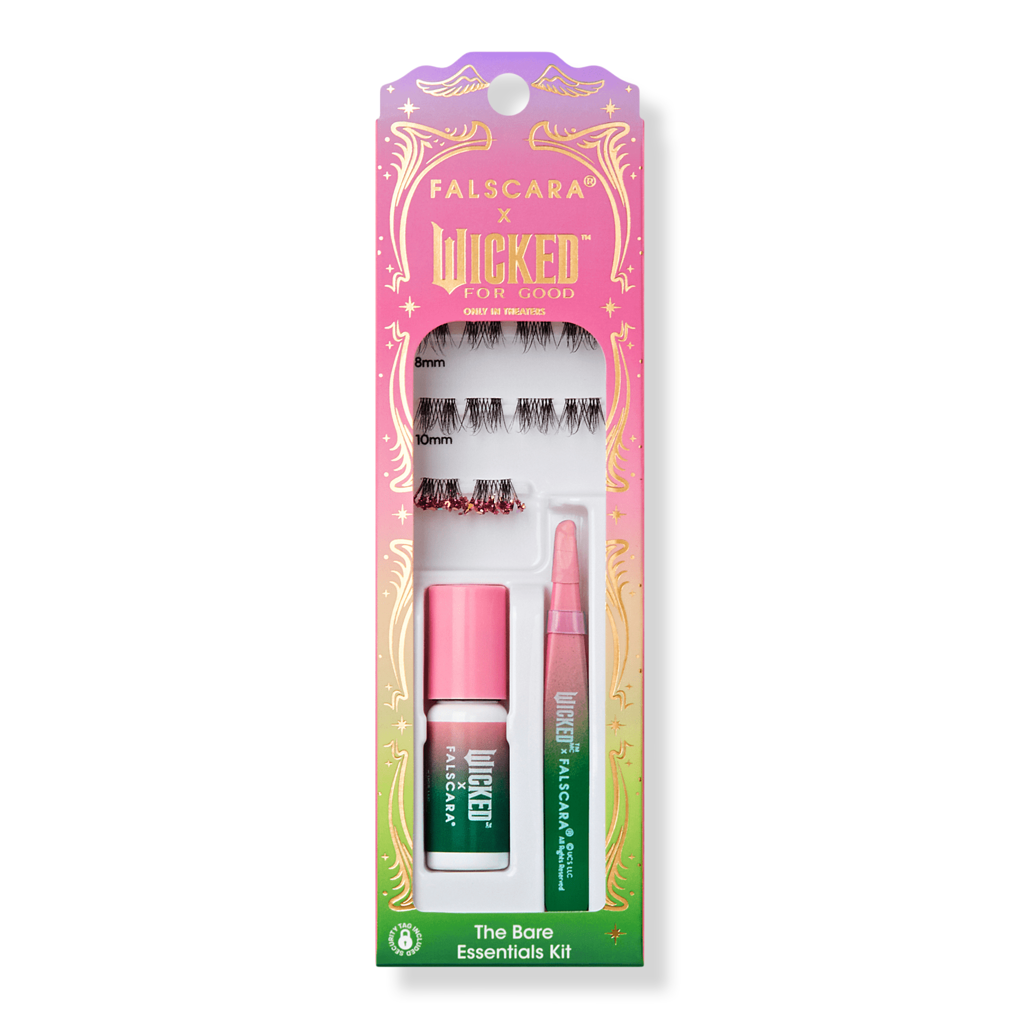 Kiss FALSCARA X WICKED For Good False Eyelashes, Lash Extension Kit #1