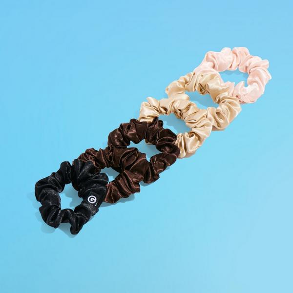 GIMME beauty Sweet Dreams Satin Hair Scrunchies for Medium Hair #2